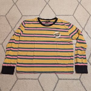 Santa Cruz Striped Long Sleeve Tee